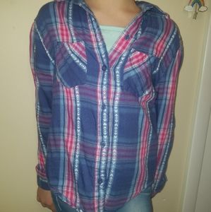 Mudd flannel Girls size 7/8